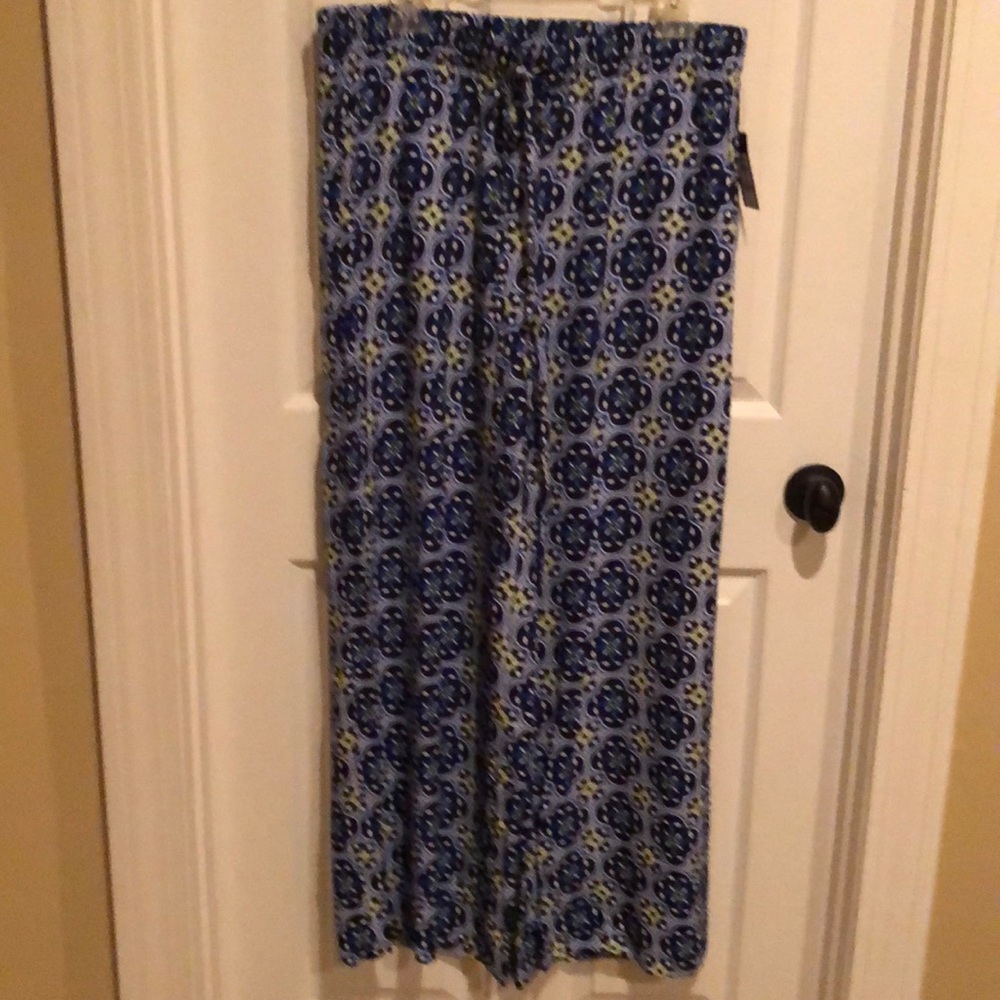 Crown & Ivy Ladies blue 1x pant, NWT